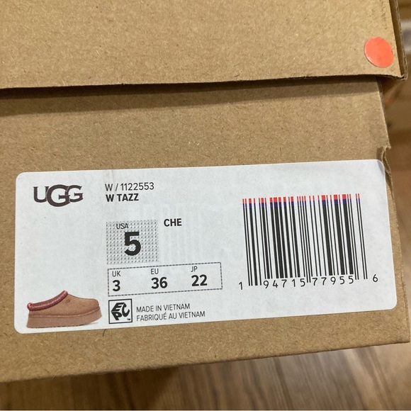 UGG Tazz Platform Slippers Chestnut 1122553 - Picture 6 of 13
